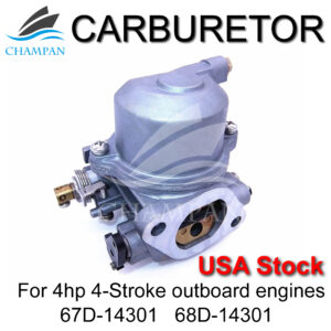 carburetor for Yamaha 4hp 5hp F4 4-Stroke Outboard engine